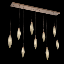 Hammerton PLB0050-09-BB-CB-C01-L3 - Rock Crystal Linear 9pc Multi-Pendant