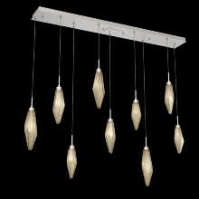 Hammerton PLB0050-09-BS-CB-C01-L1 - Rock Crystal Linear 9pc Multi-Pendant