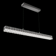 Hammerton PLB0080-48-GP-AC-CA1-L3 - Asscher Linear Suspension 48"-Graphite-Asscher Clear