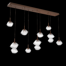 Hammerton PLB0089-09-BB-C-C01-L3 - Mesa Linear 9pc Multi-Pendant