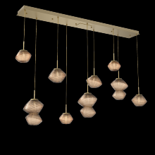 Hammerton PLB0089-09-GB-B-C01-L3 - Mesa Linear 9pc Multi-Pendant