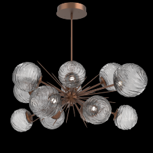 Hammerton PLB0092-0D-BB-S-001-L1 - Gaia Oval Starburst Chandelier