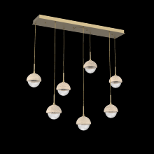 Hammerton PLB0093-07-GB-TC-C01-L3 - Cabochon Linear Pendant Chandelier