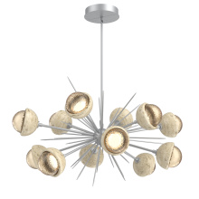 Hammerton PLB0093-0D-CS-A-001-L1-TR - Cabochon Chandelier Large Pendant Classic Silver
