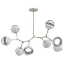 Hammerton PLB0093-BB-BS-C-001-L1-WM - Cabochon Linear Suspension Light Billiard Light Beige Silver