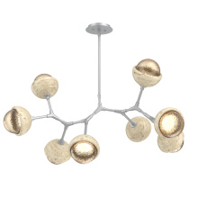 Hammerton PLB0093-BB-CS-A-001-L1-TR - Cabochon Linear Suspension Light Billiard Light Classic Silver