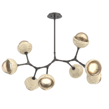 Hammerton PLB0093-BB-GP-A-001-L3-TR - Cabochon Linear Suspension Light Billiard Light Graphite