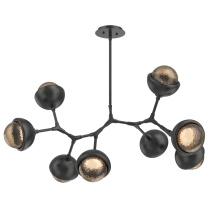 Hammerton PLB0093-BB-MB-B-001-L3-MS - Cabochon Linear Suspension Light Billiard Light Matte Black