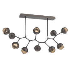 Hammerton PLB0093-BC-GP-B-001-L1-MS - Cabochon Linear Suspension Light Billiard Light Graphite