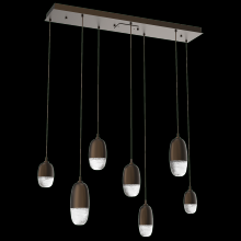 Hammerton PLB0079-07-FB-PC-C01-L1 - Pebble Linear 7pc Multi-Pendant