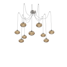 Hammerton SCB0036-09-BS-OB-C01-E2 - Coppa Round 9pc Swag Multi-Pendant