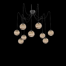 Hammerton SCB0047-09-MB-OB-C01-E2 - Terra Round 9pc Swag Multi-Pendant