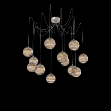 Hammerton SCB0047-12-BS-OB-C01-E2 - Terra Round 12pc Swag Multi-Pendant