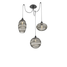 Hammerton SCB0048-03-MB-OS-C01-E2 - Misto Round 3pc Swag Multi-Pendant