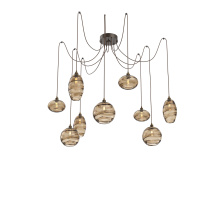Hammerton SCB0048-09-FB-OB-C01-E2 - Misto Round 9pc Swag Multi-Pendant