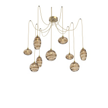 Hammerton SCB0048-09-GB-OB-C01-E2 - Misto Round 9pc Swag Multi-Pendant