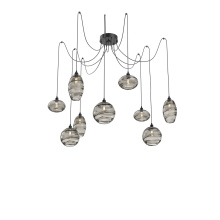 Hammerton SCB0048-09-MB-OS-C01-E2 - Misto Round 9pc Swag Multi-Pendant