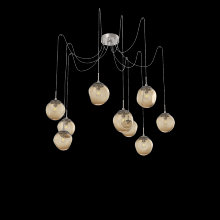 Hammerton SCB0062-09-BS-B-C01-E2 - Aster Round 9pc Swag Multi-Pendant