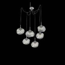 Hammerton SCB0064-06-CS-S-C01-E2 - Nova Round 6pc Swag Multi-Pendant