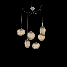 Hammerton SCB0069-06-CS-ZB-C01-L3 - Cosmos Round 6pc Swag Multi-Pendant