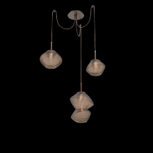 Hammerton SCB0089-03-BB-B-C01-L1 - Mesa Round 3pc Swag Multi-Pendant