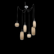 Hammerton SCB0091-06-CS-B-C01-L1 - Vessel Round 6pc Swag Multi-Pendant