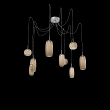 Hammerton SCB0091-09-CS-B-C01-L3 - Vessel Round 9pc Swag Multi-Pendant