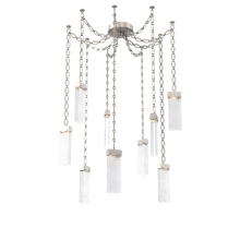 Hammerton SNB0042-09-BS-CR-CH2-L3 - Parallel Multi Light Pendant Multi Port Canopy Beige Silver