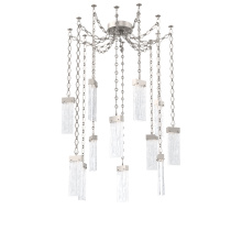 Hammerton SNB0042-12-BS-CG-CH1-L3 - Parallel Multi Light Pendant Multi Port Canopy Beige Silver