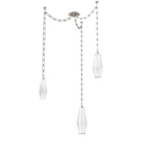 Hammerton SNB0049-03-BS-RC-CH3-L3 - Aalto Multi Light Pendant Multi Port Canopy Beige Silver