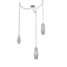 Hammerton SNB0049-03-BS-RS-CH3-L3 - Aalto Multi Light Pendant Multi Port Canopy Beige Silver