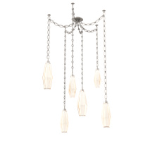 Hammerton SNB0049-06-BS-RA-CH2-L3 - Aalto Multi Light Pendant Multi Port Canopy Beige Silver