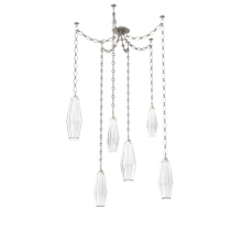 Hammerton SNB0049-06-BS-RC-CH1-L3 - Aalto Multi Light Pendant Multi Port Canopy Beige Silver