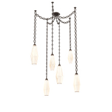Hammerton SNB0049-06-FB-RA-CH2-L3 - Aalto Multi Light Pendant Multi Port Canopy Flat Bronze