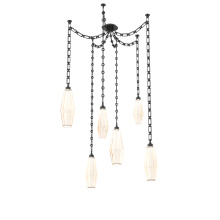 Hammerton SNB0049-06-MB-RA-CH3-L3 - Aalto Multi Light Pendant Multi Port Canopy Matte Black