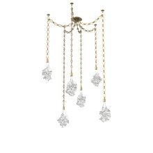 Hammerton SNB0059-06-GB-BC-CH1-L1 - Blossom Round 6pc Swag Multi-Pendant Chain