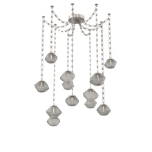 Hammerton SNB0089-09-BS-S-CH3-L1 - Mesa Multi Light Pendant Beige Silver