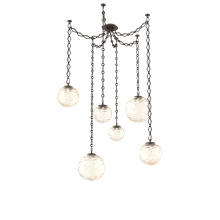Hammerton SNB0092-06-FB-A-CH1-L1 - Gaia Multi Light Pendant Flat Bronze