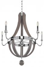 Kalco 300482CH - Sharlow 5 Light Chandelier