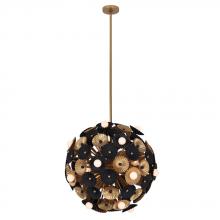 Kalco 520356BVB - Damask 28 LT Orb Pendant