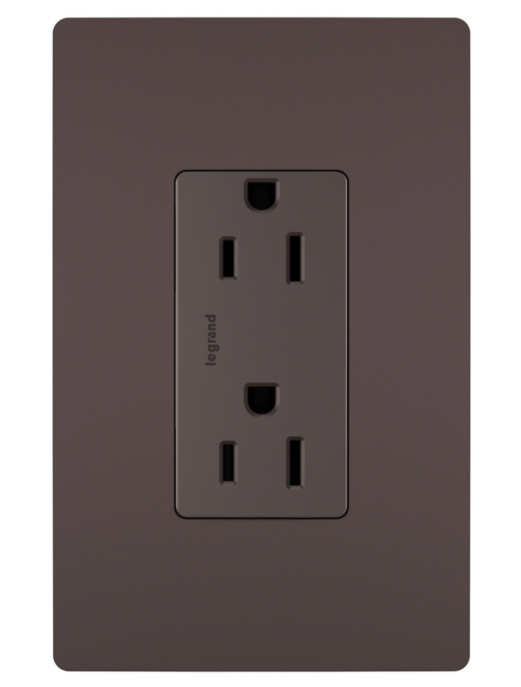 radiant? Tamper-Resistant Outlet, Dark Bronze