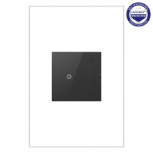 Legrand ADTH4FBL3PG4 - adorne® 0-10V Touch Dimmer, Graphite, with Microban®