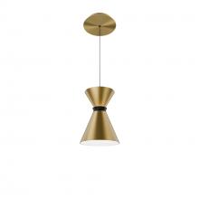 WAC US PD-57108-35-BK/AB - Pin Up Pendant Light