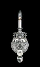 Schonbek 1870 5641-48R - Milano 1 Light 120V Wall Sconce in Antique Silver with Clear Radiance Crystal