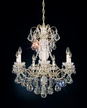 Schonbek 1870 3656-22R - New Orleans 7 Light 120V Chandelier in Heirloom Gold with Clear Radiance Crystal