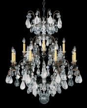 Schonbek 1870 3572-51AD - Renaissance Rock Crystal 13 Light 120V Chandelier in Black with Amethyst & Black Diamound Quartz C