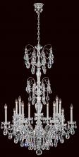 Schonbek 1870 ST1952N-48H - Sonatina 14 Light 120V Chandelier in Antique Silver with Clear Heritage Handcut Crystal