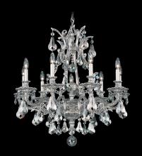 Schonbek 1870 6949-22H - Sophia 9 Light 120V Chandelier in Heirloom Gold with Clear Heritage Handcut Crystal