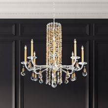 Schonbek 1870 RS83081N-22R - Siena 8 Light 120V Chandelier (No Spikes) in Heirloom Gold with Clear Radiance Crystal