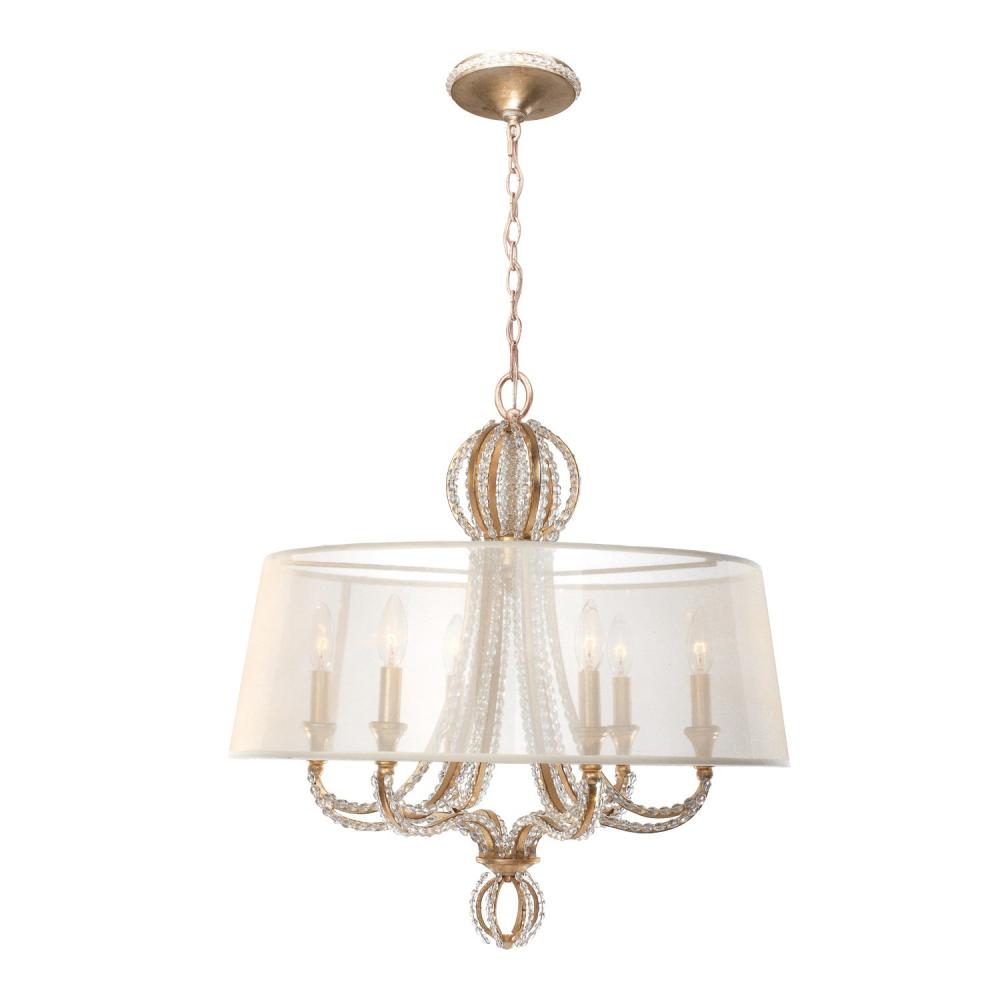 Garland 6 Light Distressed Twilight Chandelier